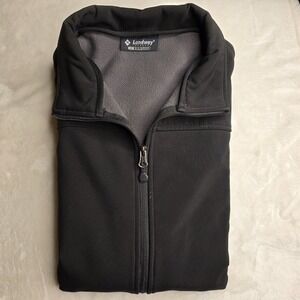 LANDWAY Jacket Womens XL Black Softshell Full Zip Pockets‎ Activewear